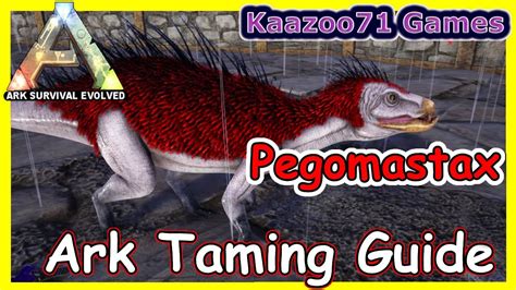 How to tame a pegomastax - HOW TO TAME PEGOMASTAX | THE WORST SHOULDER PET! | ARK How To Tame Series with Beanny Today's episode of How to tame I will be showing you how to tame the adorable Pegom ARK: Survival...